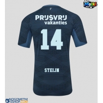 Moški Nogometni dresi Feyenoord Sem Steijn #14 Gostujoči 2025-26 Kratek Rokav